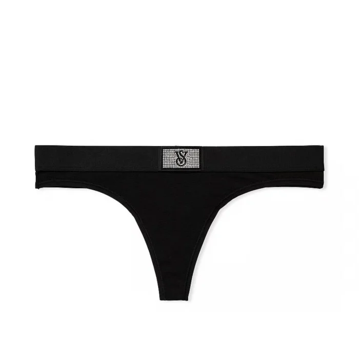 Трусики стрінги Victoria's Secret Logo Cotton Thong Panty